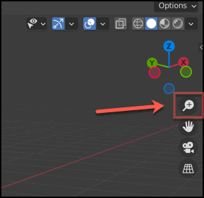 Blender - magnifying glass